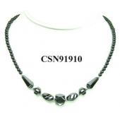 Hematite Beads Stone Chain Choker Fashion Women Necklace